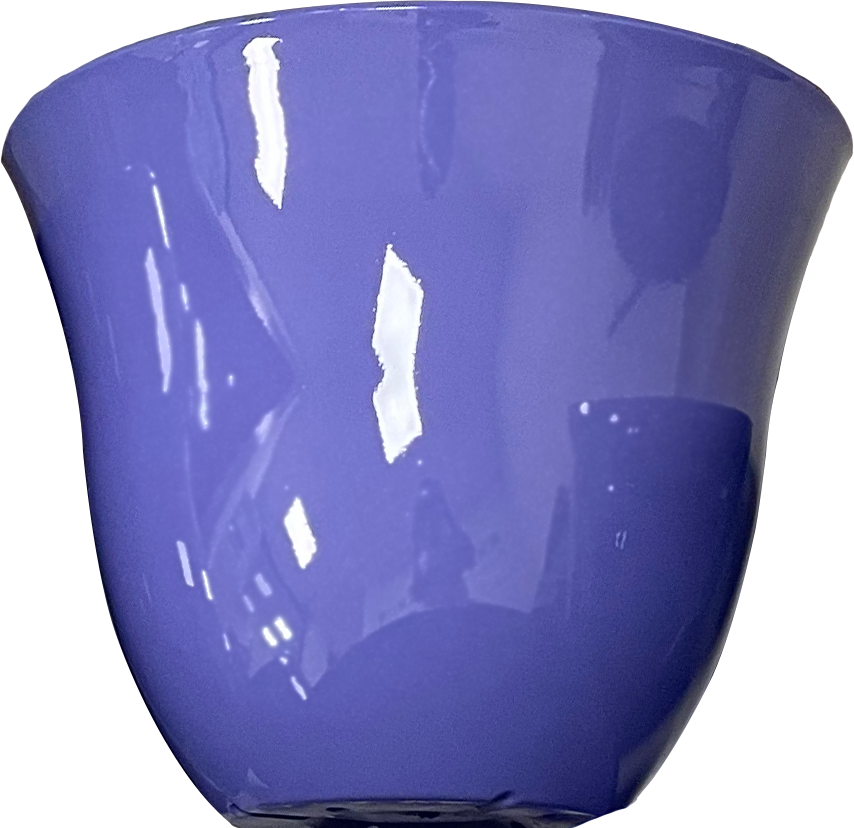 13 x 10.5” Periwinkle Gloss - 12 per case - Decorative Planters